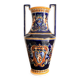 Ancient Double-Handled Vase Faience Gien Renaissance Model Italian Majolica