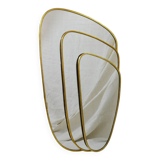 Set Miroir trapèze bords fins 3 tailles disponibles L-XL-XXL