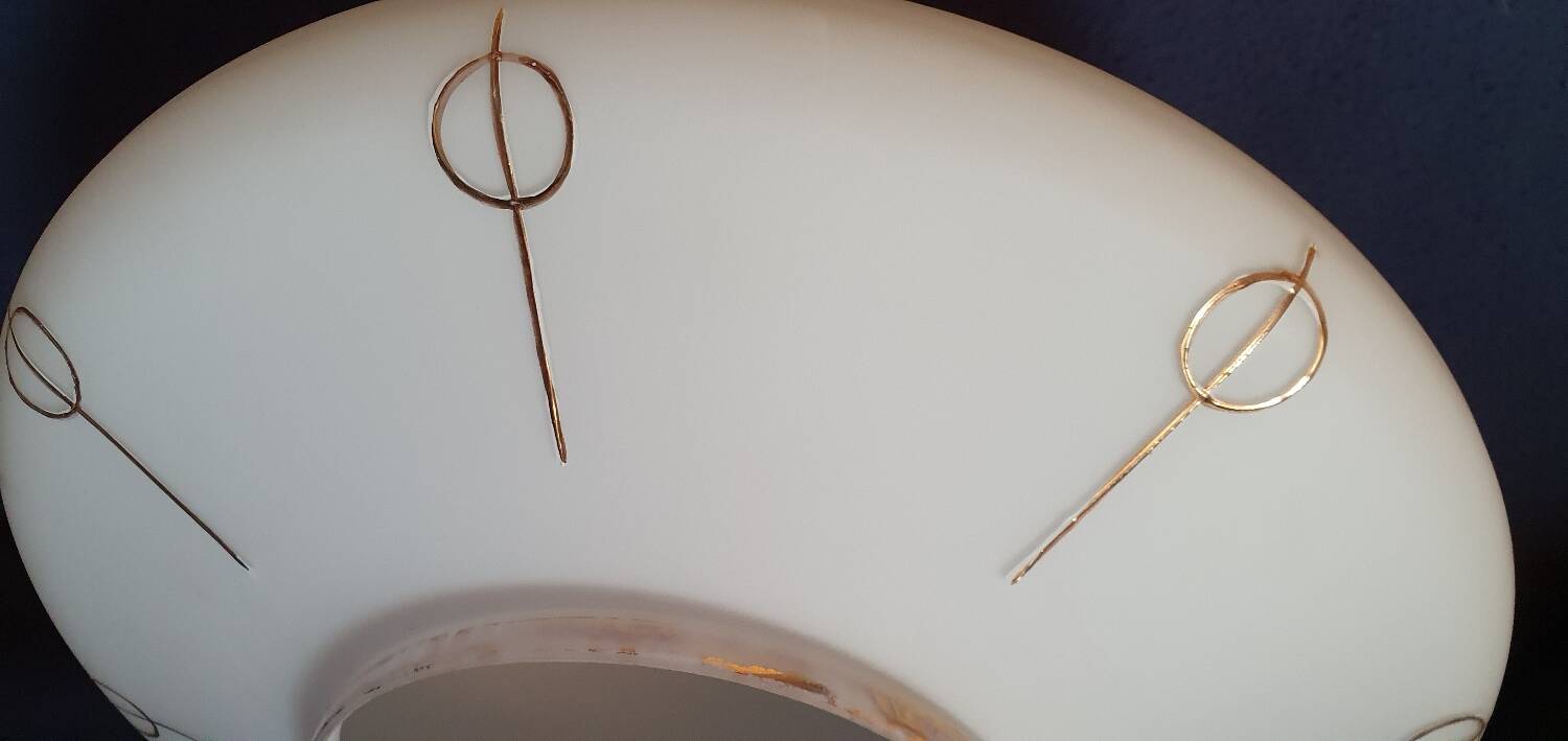 Vintage ceiling lampshade