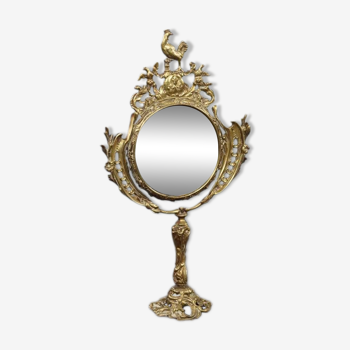 Antique gilded mirror from France