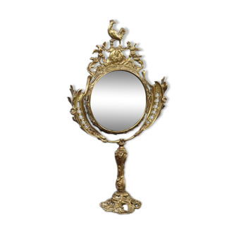 Antique gilded mirror from France