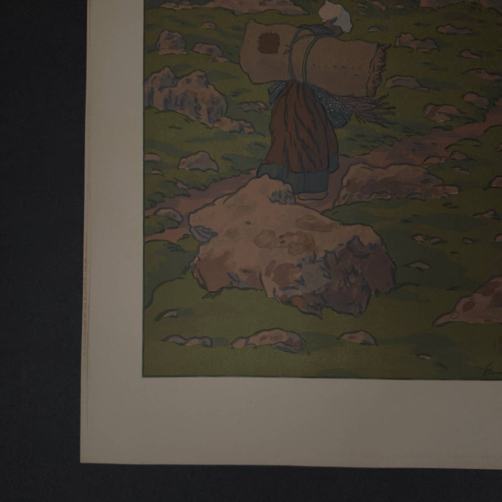 Lithograph by Henri The Fairy of the Hours - The Full Moon