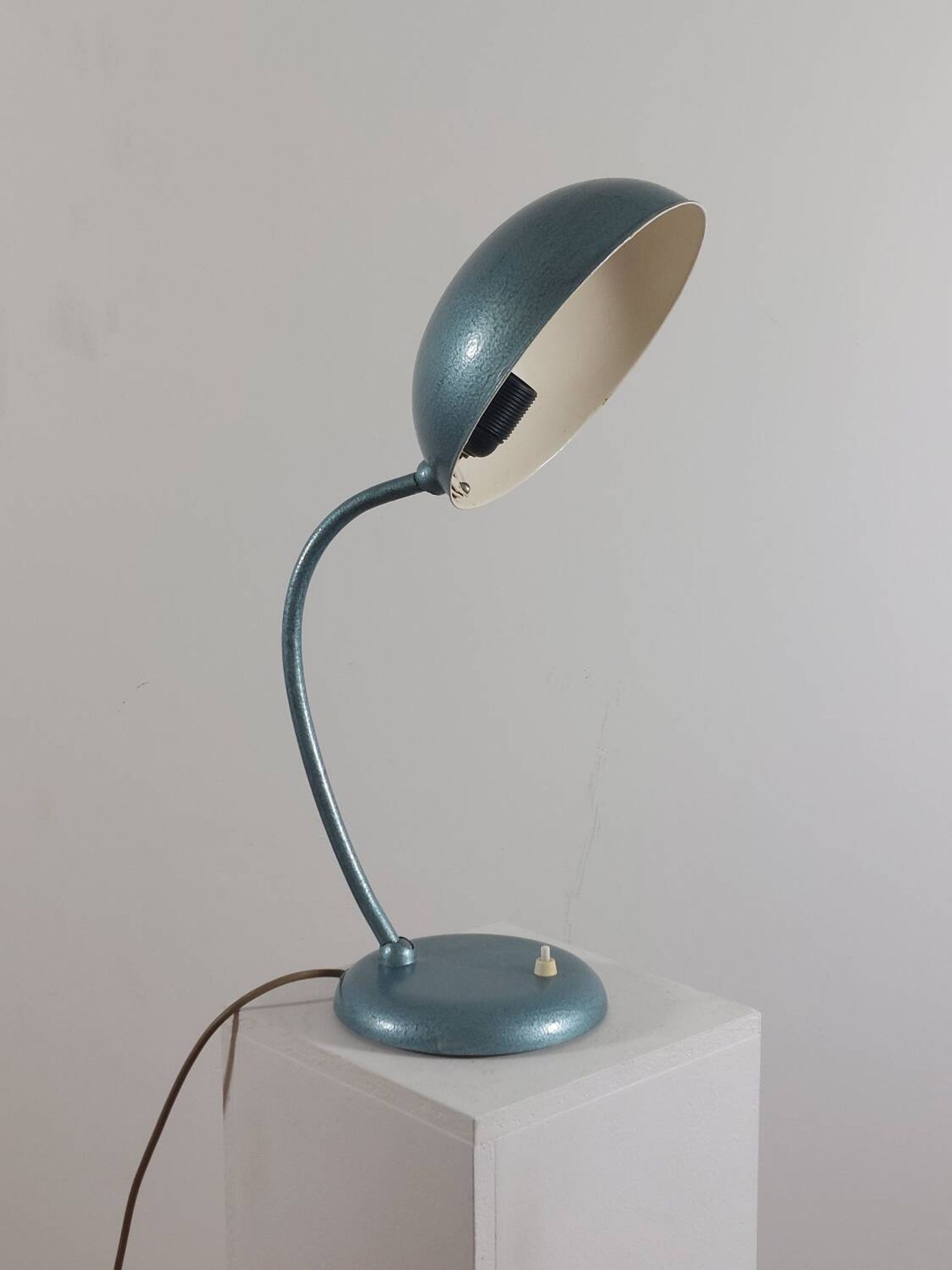 Bauhaus-style workshop desk lamp from the 1940s by Gebrüder Cosack