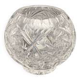 Decorative ball in chiseled Arques crystal