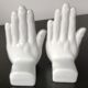 Pair of bookends vintage ceramic hands