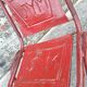 Lot de 6 chaises vintage JYM, meubles sièges industriels