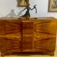 Buffet époque art déco 1920 à décors marqueté de fleurs