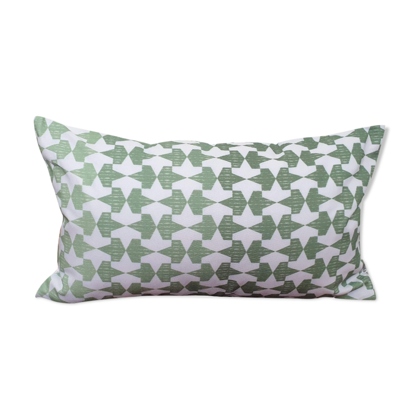 Topkapi cushion cover white, green, 30 x 50