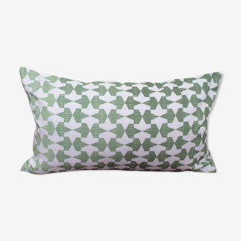 Housse de coussin Topkapi blanc, vert, 30 x 50