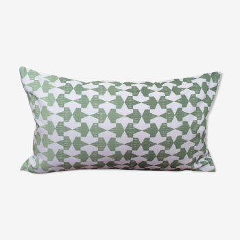 Topkapi cushion cover white, green, 30 x 50