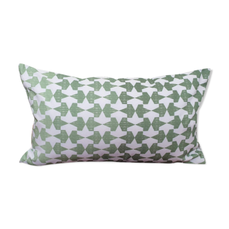 Housse de coussin Topkapi blanc, vert, 30 x 50