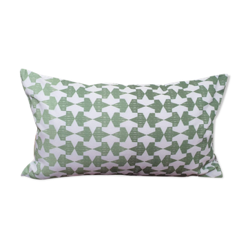 Topkapi cushion cover white, green, 30 x 50