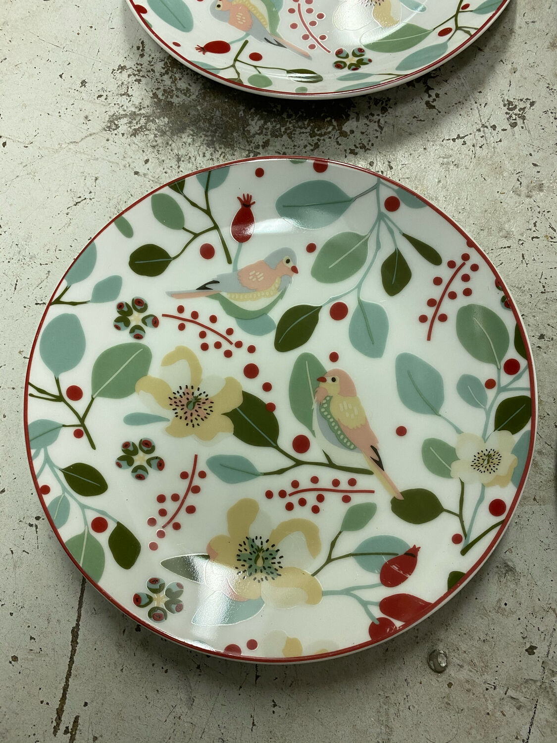 Lot de 4 assiettes à dessert