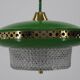 1970s Green Space Age Metal Pendant by LUDIB Bratislava, Czechoslovakia