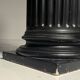 Neoclassical black plaster column