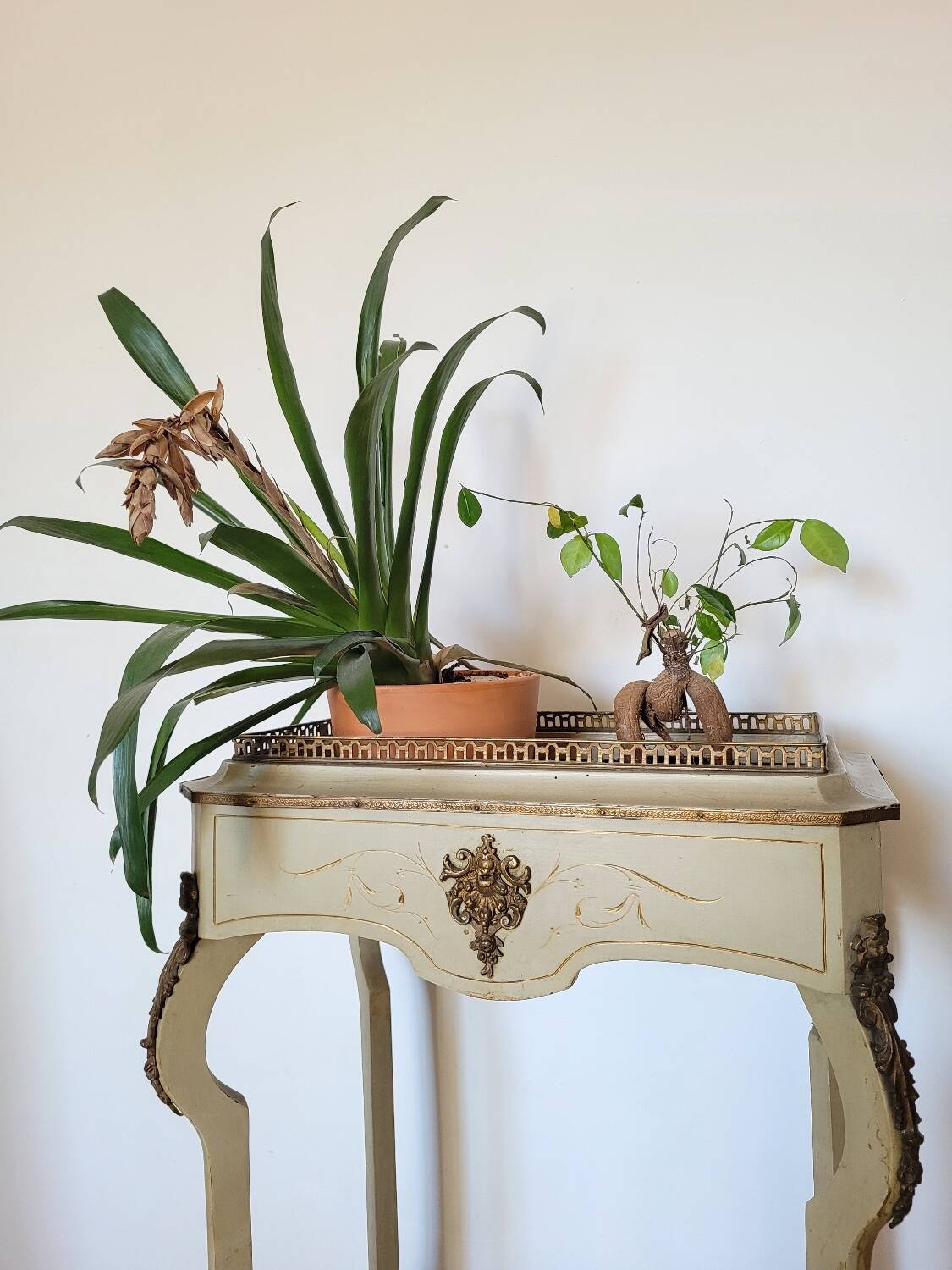 19th century lacquered wood work table