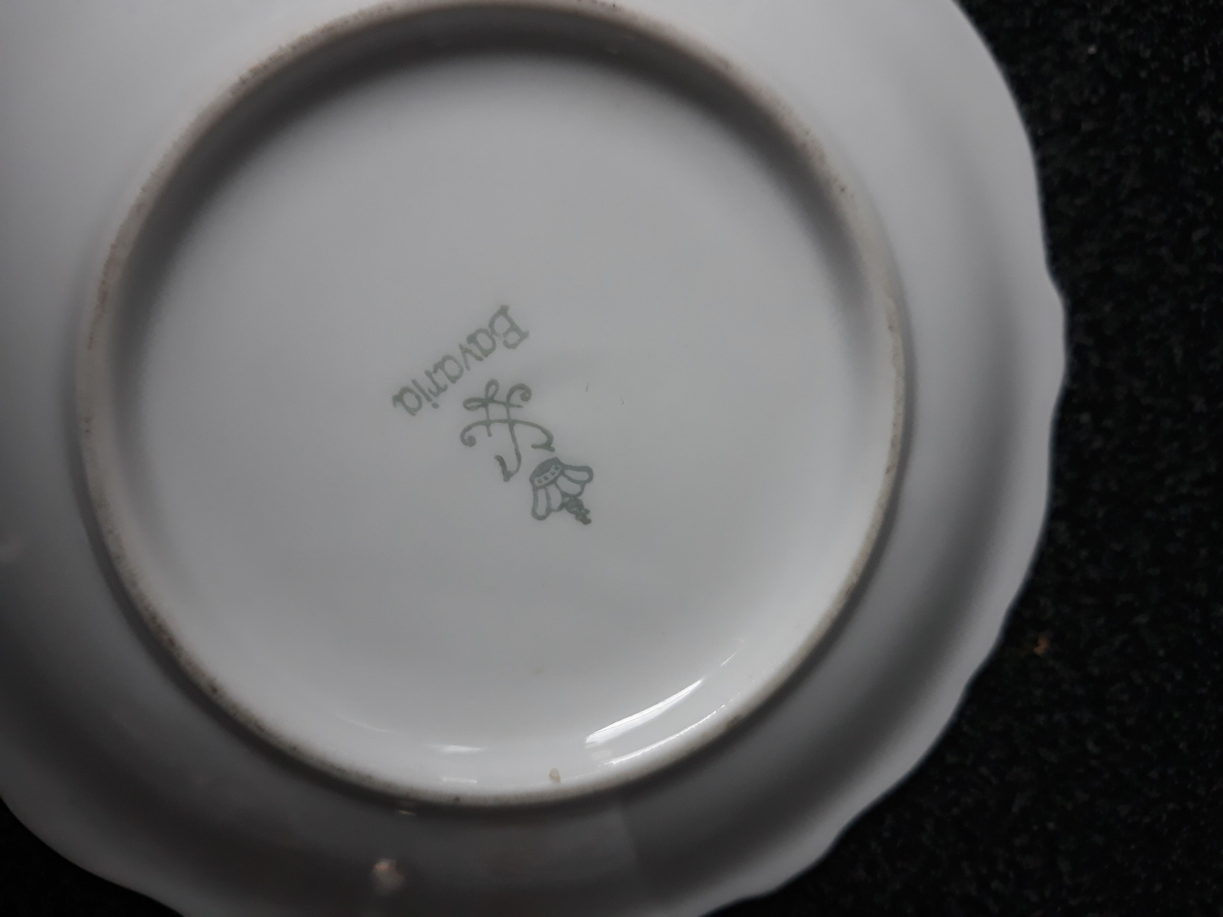 Rococo style coffee cup