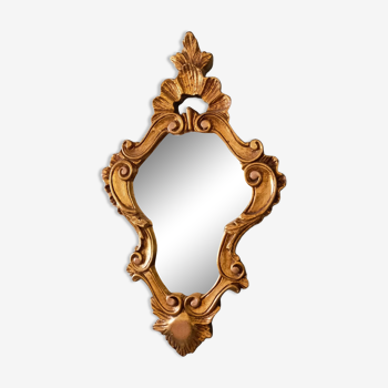 Gilded style mirror, 46x28 cm