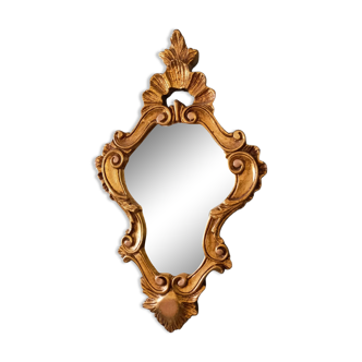 Miroir de style doré, 46x28 cm