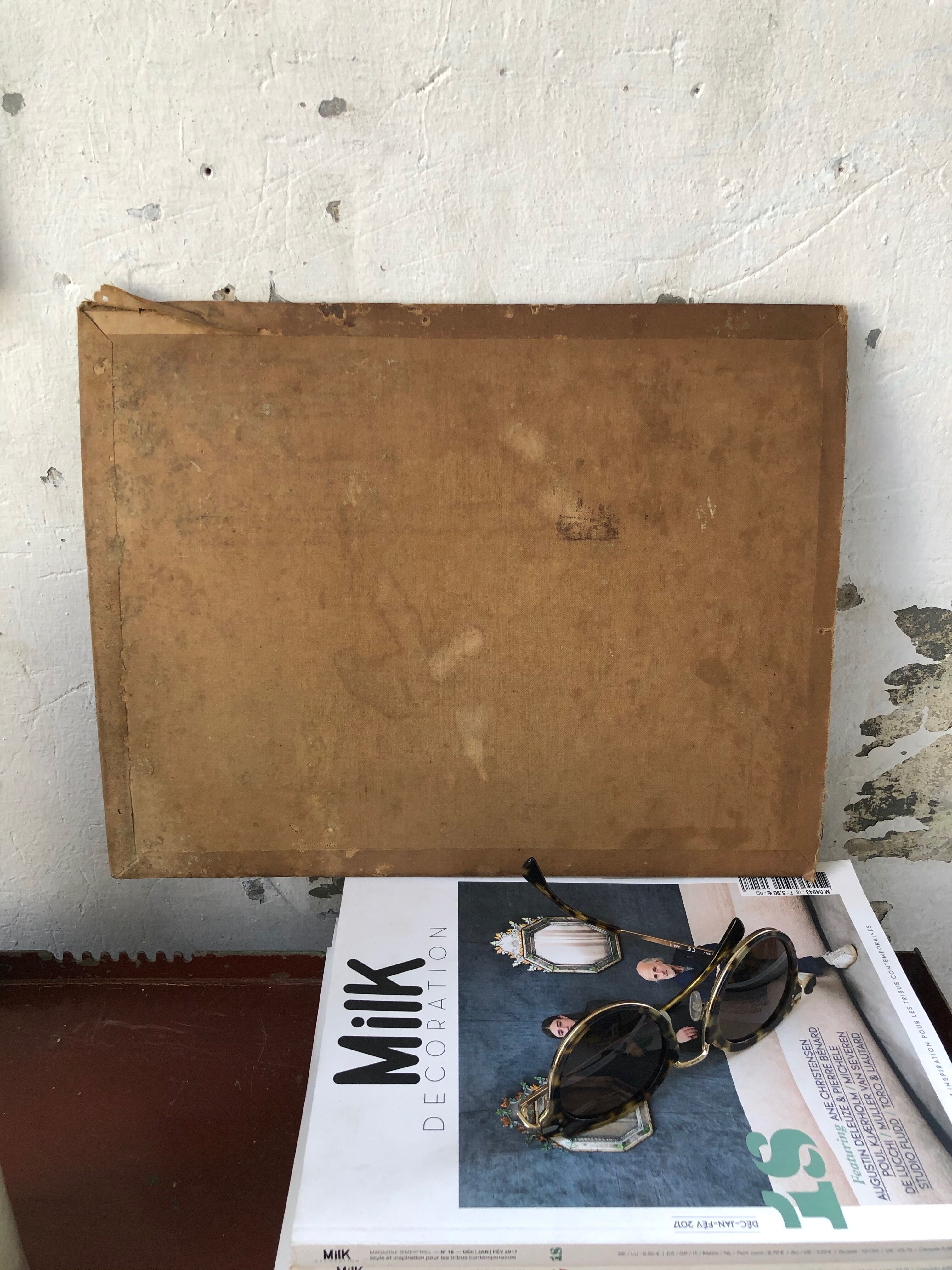 J.Ryck oil painting on cardboard