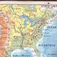🌍 Old school map Vidal-Lablache 51, 1940 - United States, Mexico