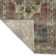Tapis vintage turc tissé à la main unique en son genre - charme vintage rustique 222x 117 cm