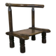 Petite chaise baoulé en bois