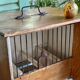 Cage à oiseaux en bois et acier