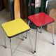 Set of 2 vintage Formica stools