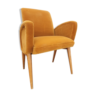 Velvet armchair