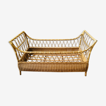 Bamboo and rattan child bed