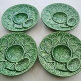 4 artichoke plates in dabbling