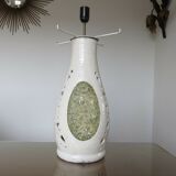 Ceramic lamp and resin "Accolay" 50s 60s