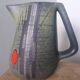 Pitcher signed François Caleca Vallauris rare in pale green