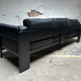 Bastiano Sofa by Tobia Scarpa for Knoll – Black Leather