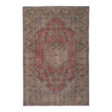 Tapis turc vintage fait main
