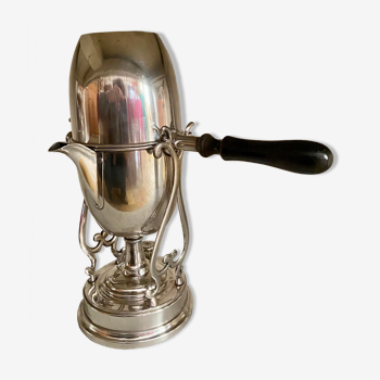 Stunning old silver metal coffee maker