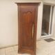 Vintage Louis Philippe style bonnetière wardrobe from the 1800s in cherry wood.