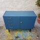 Deep blue sideboard