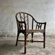 Rare ensemble de fauteuils en rotin McGuire des années 1970