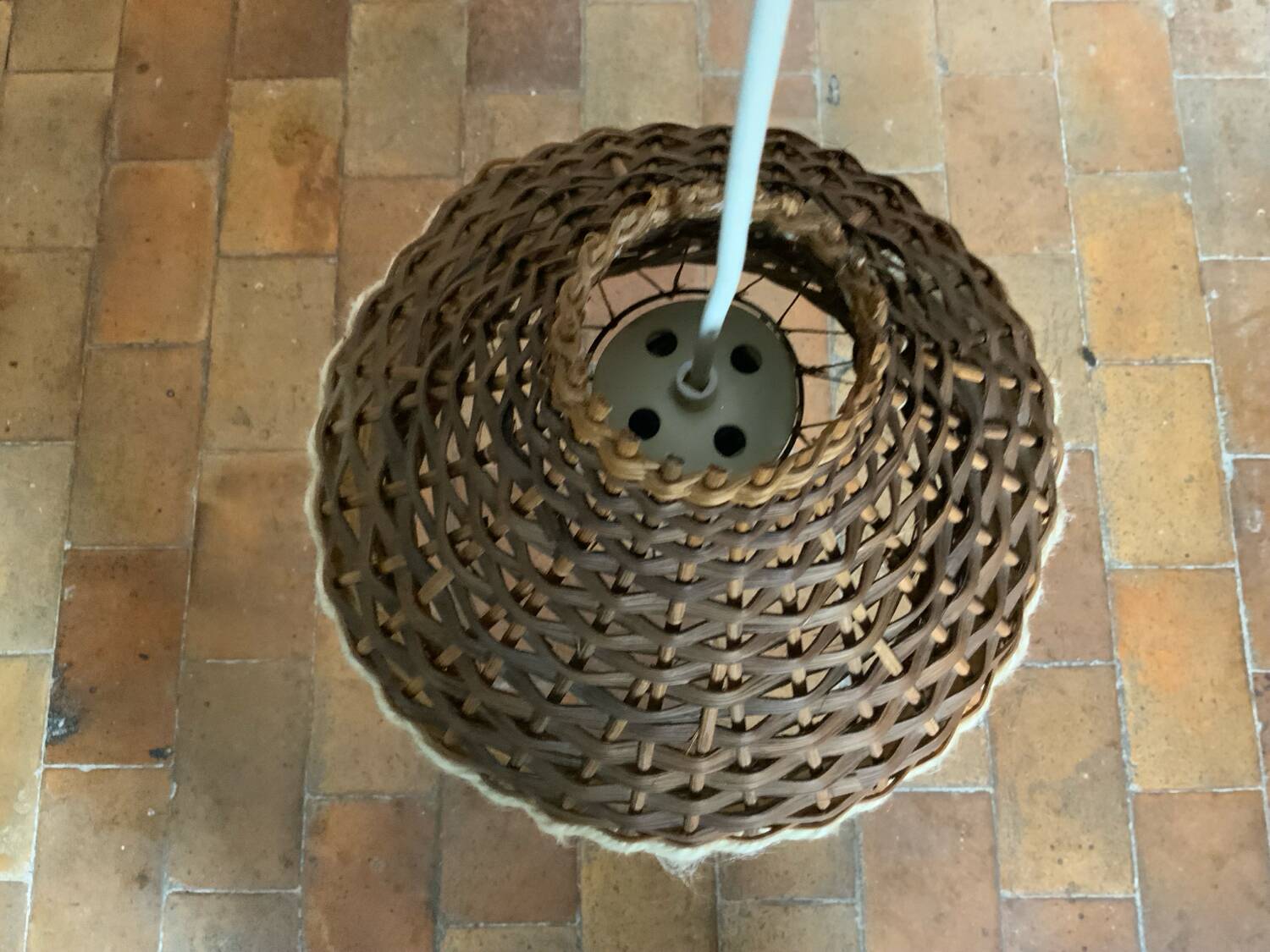 Pair of vintage pendant lights