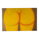 Œuvre originale/ Blandine Le routier/ toiles fesses jaunes