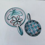 Robert Picault Vallauris Vintage Ceramic Pans