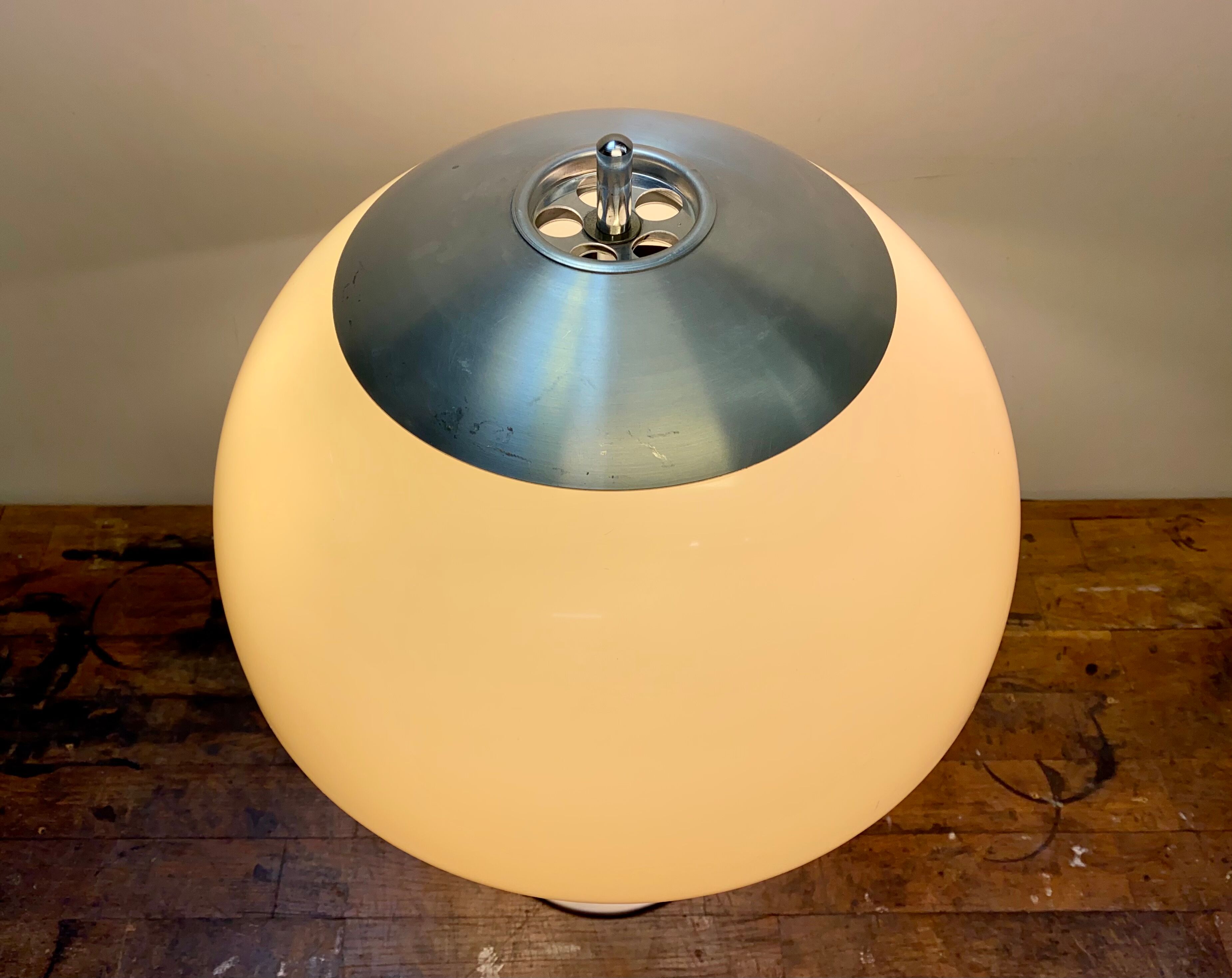 Lamp mushroom walking tulip Unilux France vintage design 70s