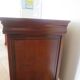 large curved chest of drawers - solid wood - cherry - 4 drawers - Louis Philippe