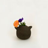 Vase "bouboulita" grès noir