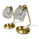 Helena Tynell, table  lamps, Glashütte Limburg, germany 1960s, set of 2