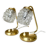 Helena Tynell, table  lamps, Glashütte Limburg, germany 1960s, set of 2
