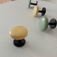 Set of 4 vintage coat hooks from the 1960s.