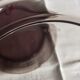 Lot 12 plates Vereco Glass soaked brown vintage brown
